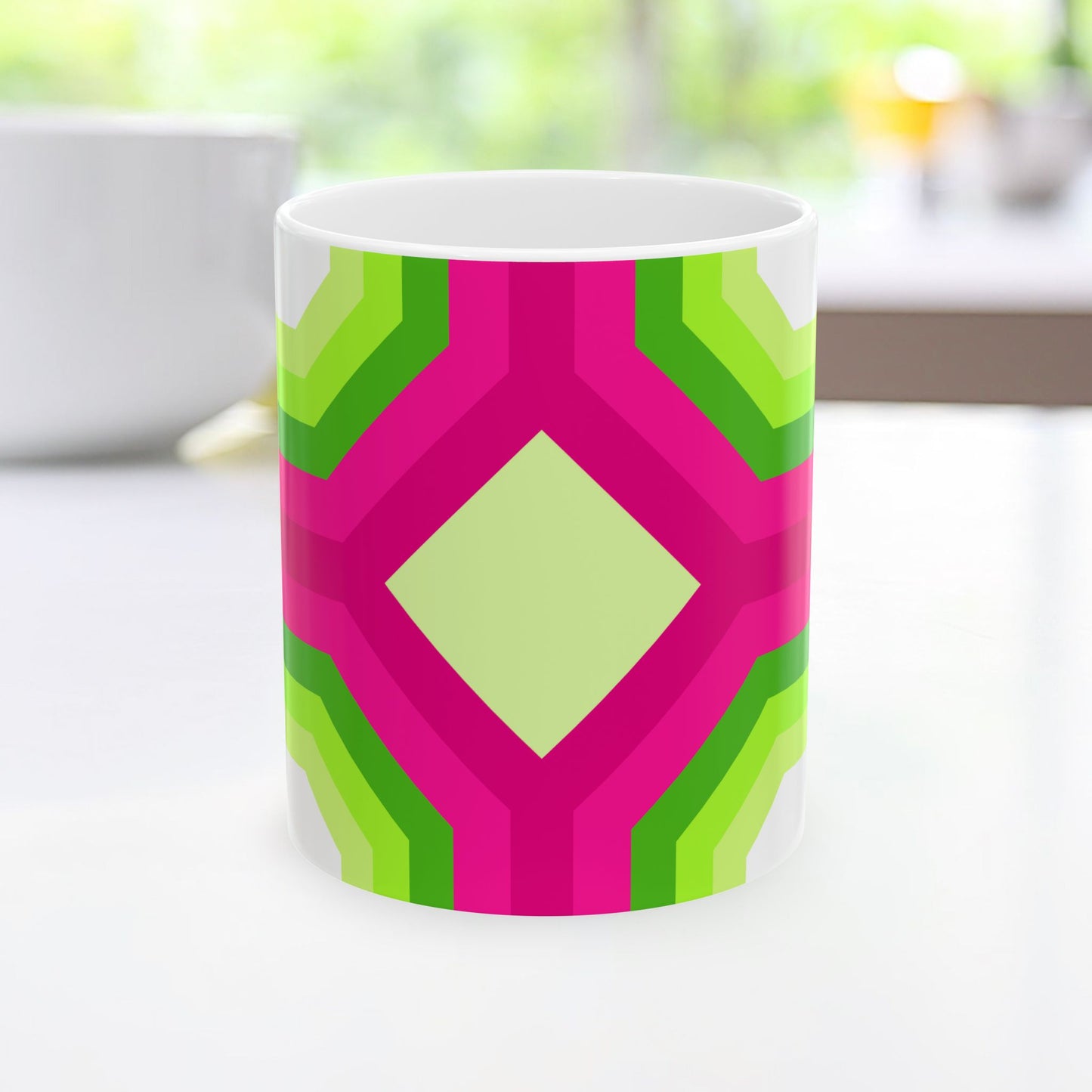 Geo Art Mug – Bold Color, Daily Joy