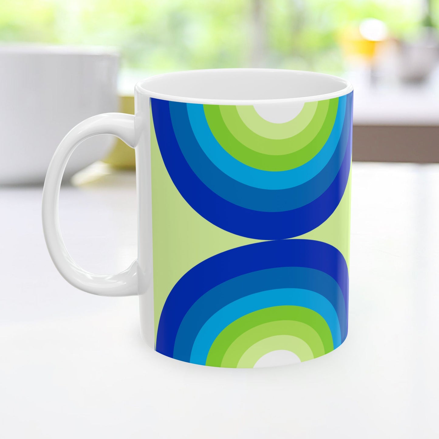 Geo Art Mug – Bold Color, Daily Joy