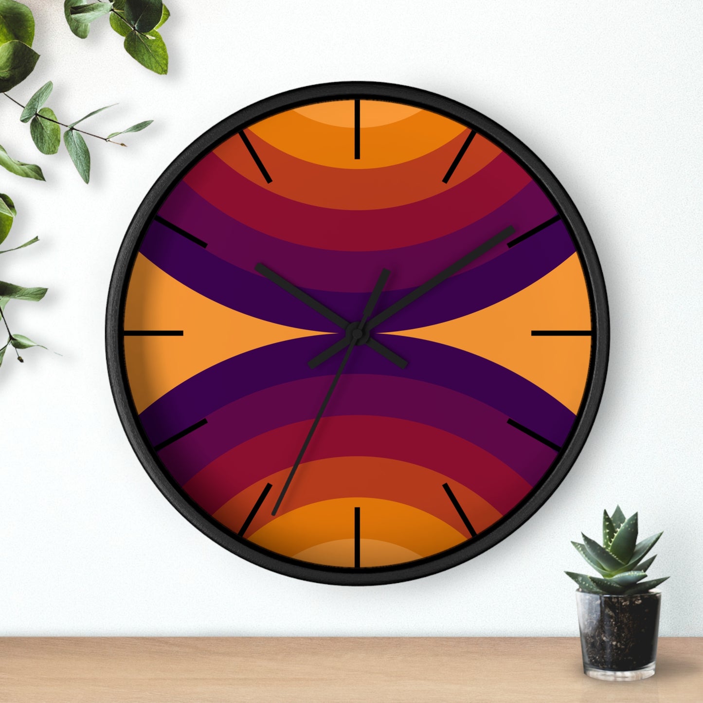 Geometric Art Wall Clock | Bold, Modern, and Right on Time
