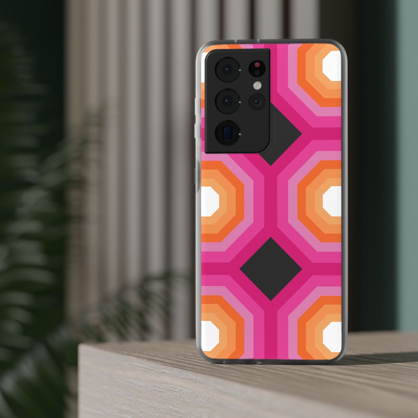 Stylish Geometric Phone Case, Flexible Phone Cover, Unique Modern Design, Perfect Gift, Trendy Accessory, Eco-Friendly Case