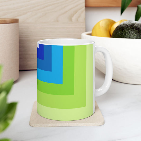 Geo Art Mug – Bold Color, Daily Joy