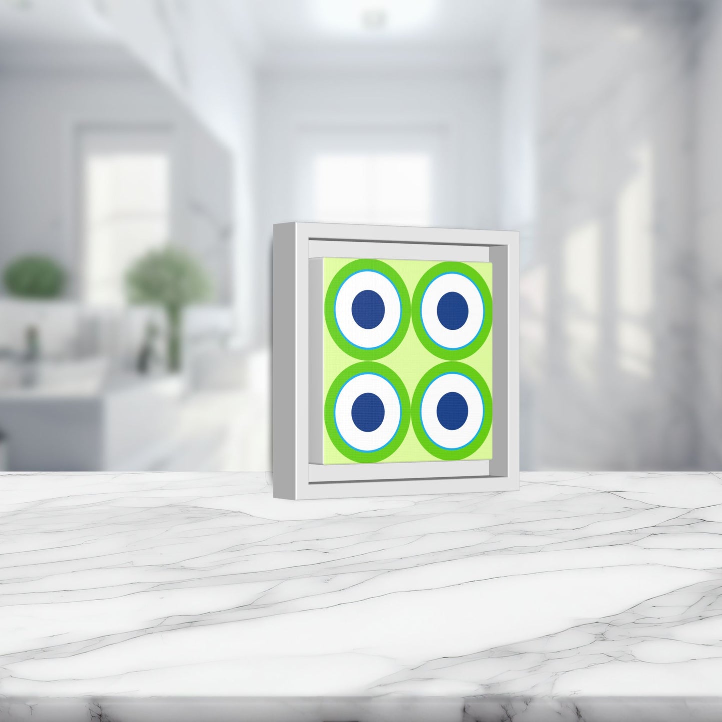 Copy of Modern Framed Geometric Canvas Art | Bold Color Meets Clean Framing