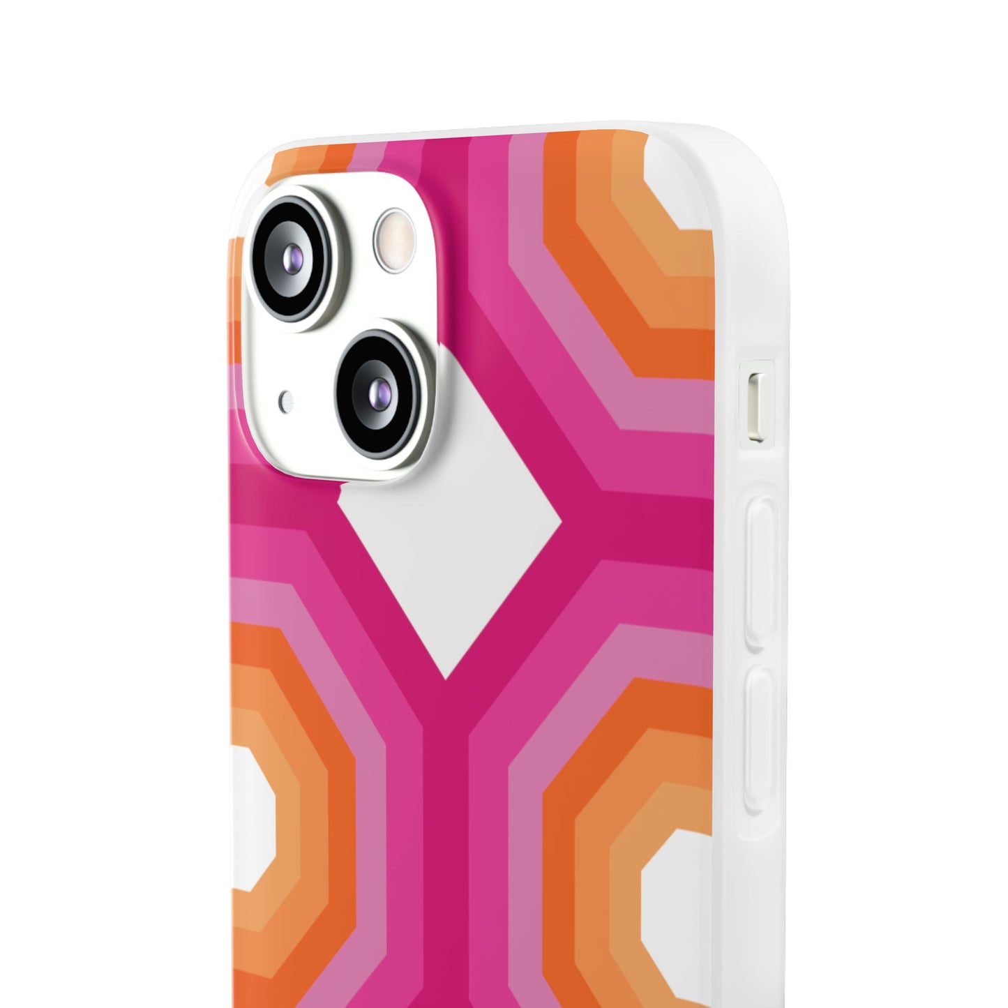 Stylish Geometric Phone Case, Flexible Phone Cover, Unique Modern Design, Perfect Gift, Trendy Accessory, Eco-Friendly Case