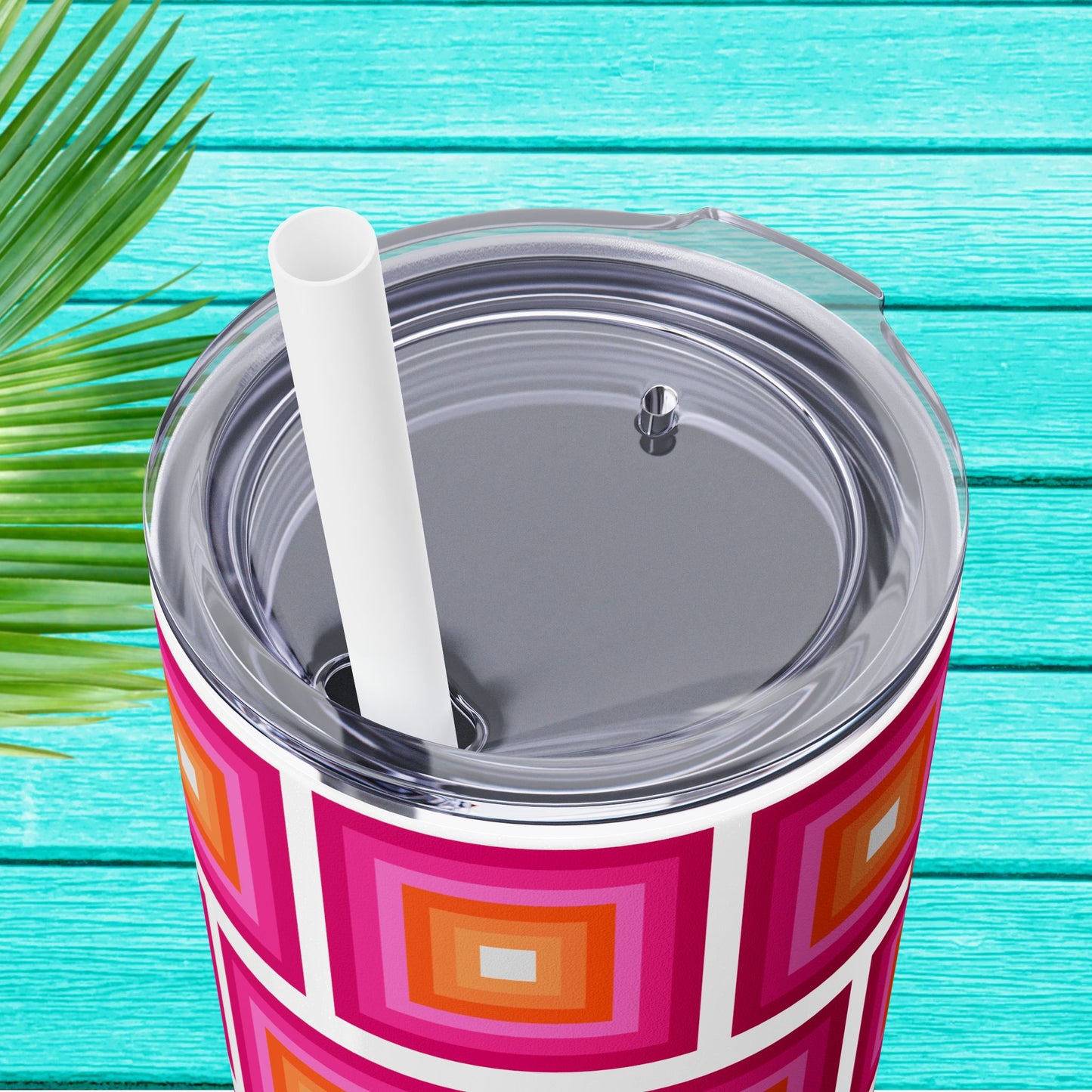 Vibrant. Versatile. Totally Sippable. – 20 oz Skinny Travel Tumbler with Straw