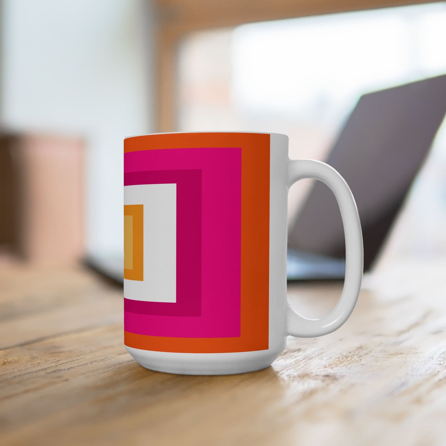 Geo Art Mug – Bold Color, Daily Joy