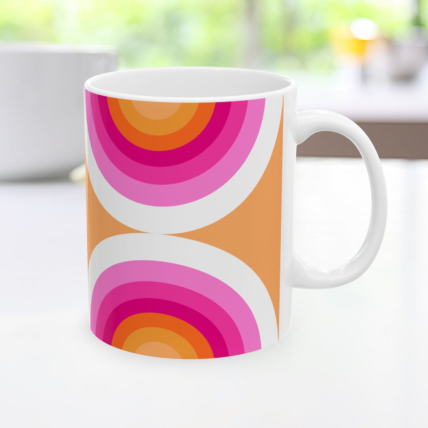 Geo Art Mug – Bold Color, Daily Joy