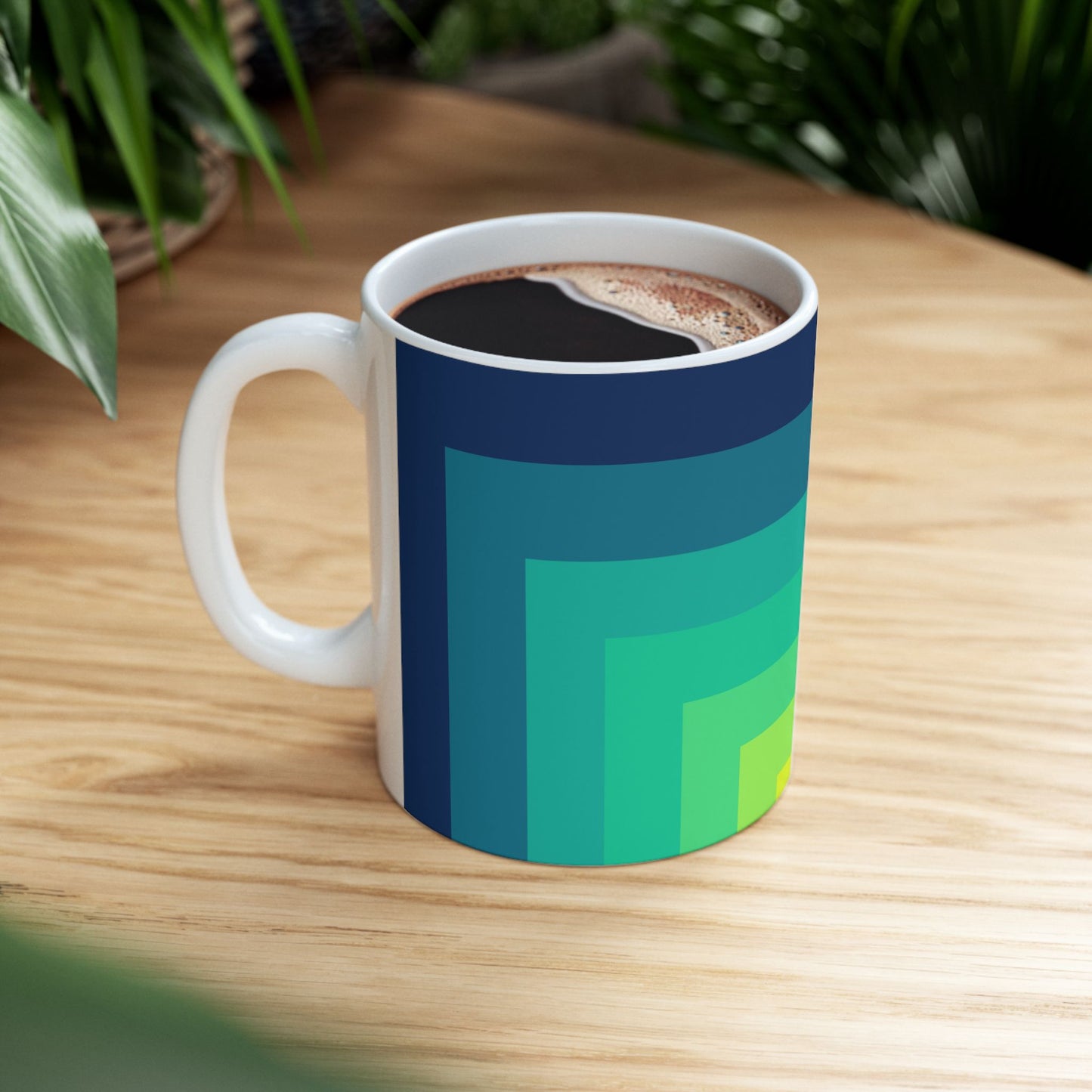 Geo Art Mug – Bold Color, Daily Joy