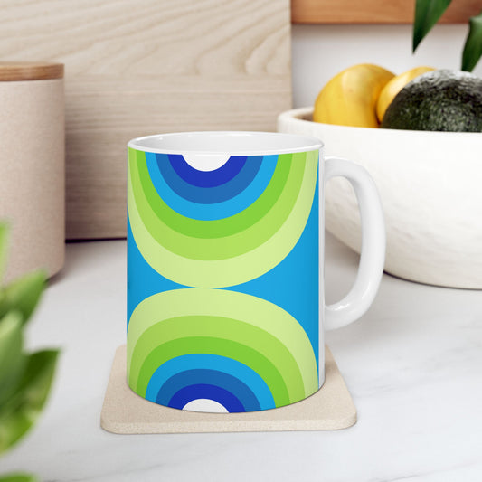 Geo Art Mug – Bold Color, Daily Joy