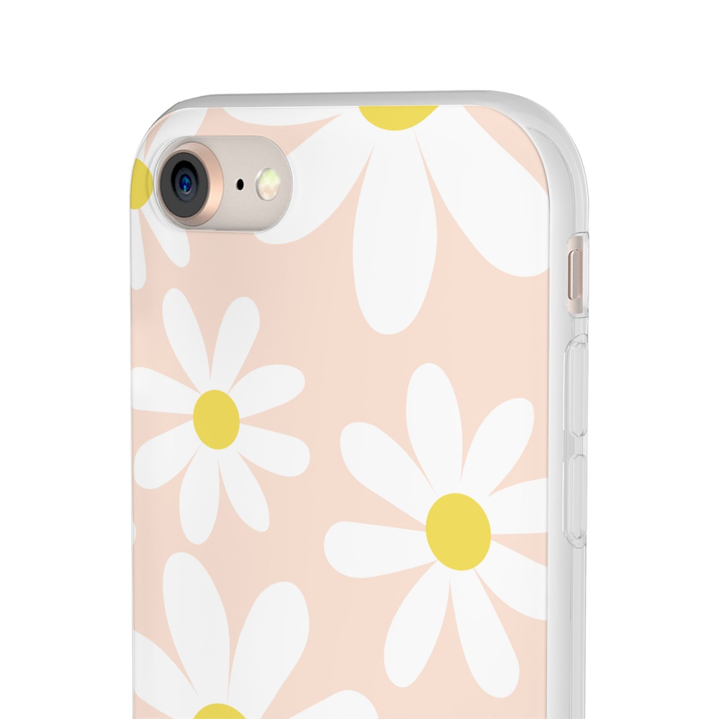 Phone Cases - Blush Daisy Pattern Flexi Cases