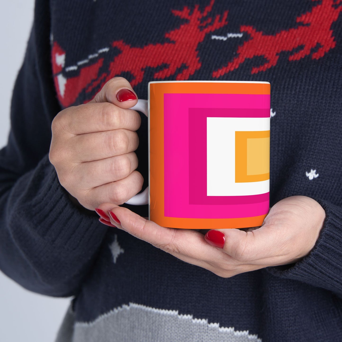 Geo Art Mug – Bold Color, Daily Joy