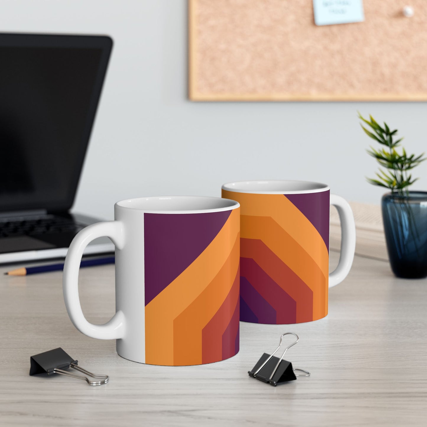 Geo Art Mug – Bold Color, Daily Joy