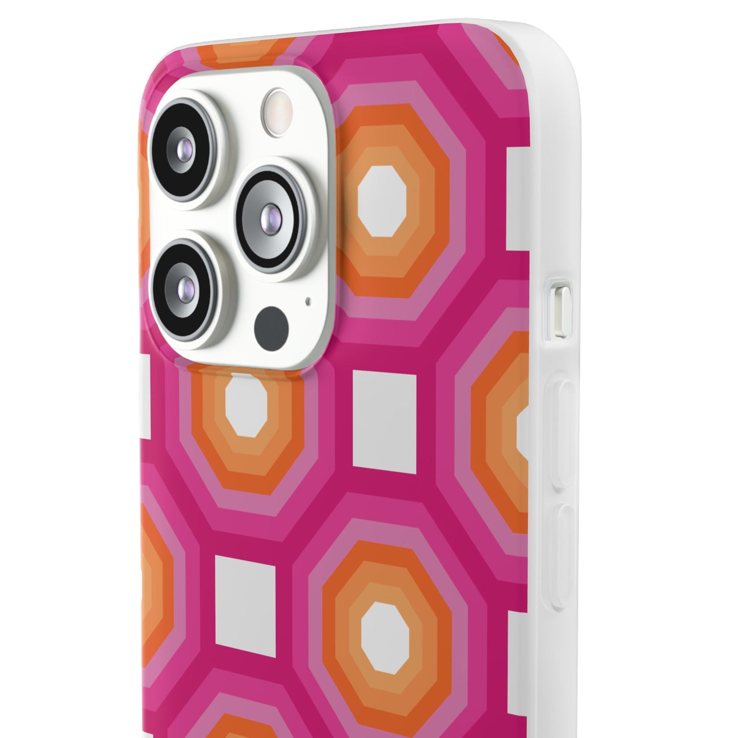 Stylish Geometric Phone Case, Flexible Phone Cover, Unique Modern Design, Perfect Gift, Trendy Accessory, Eco-Friendly Case