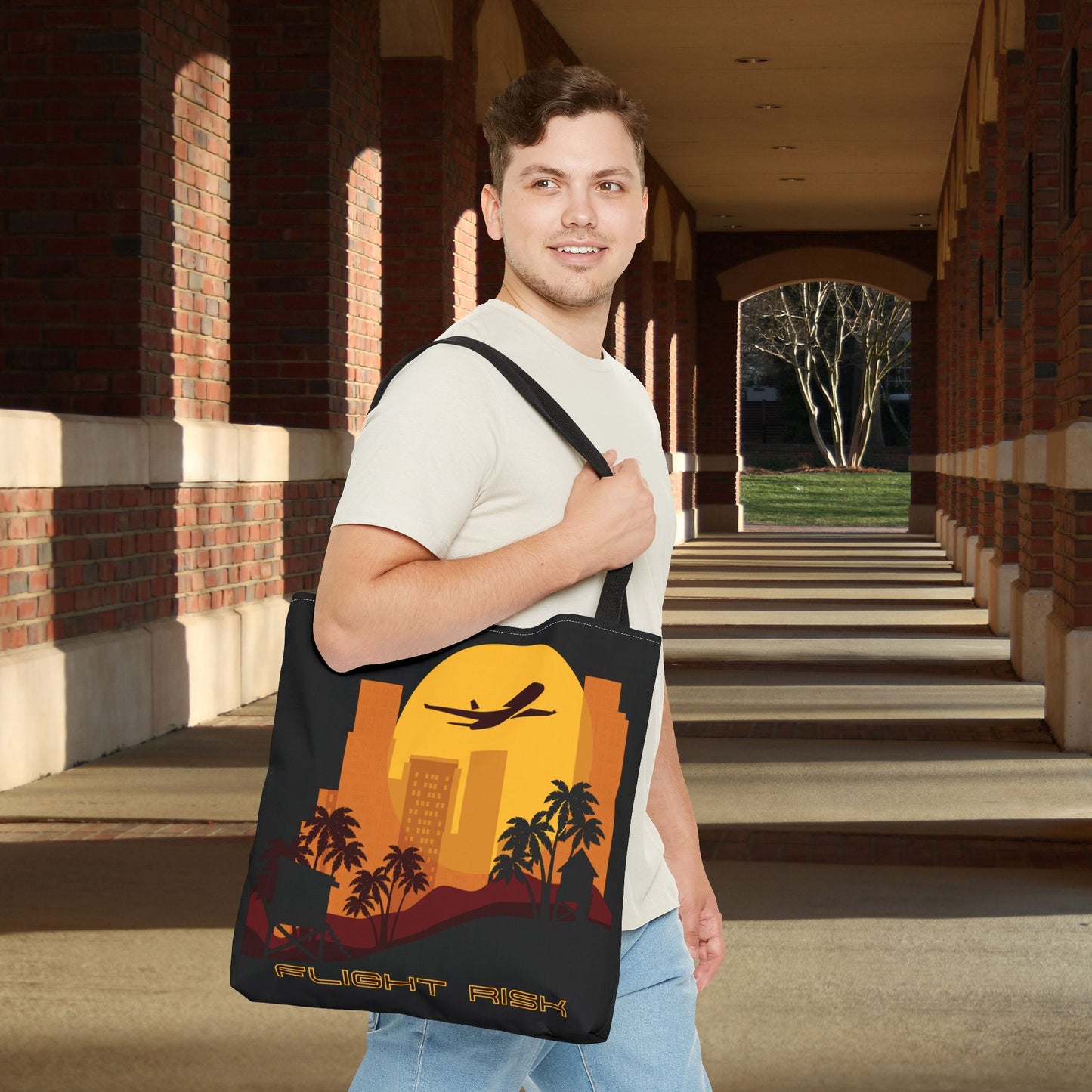 Flight Risk Tote Bag – 3 sizes | A little mysterious & Wanderlust-fueled