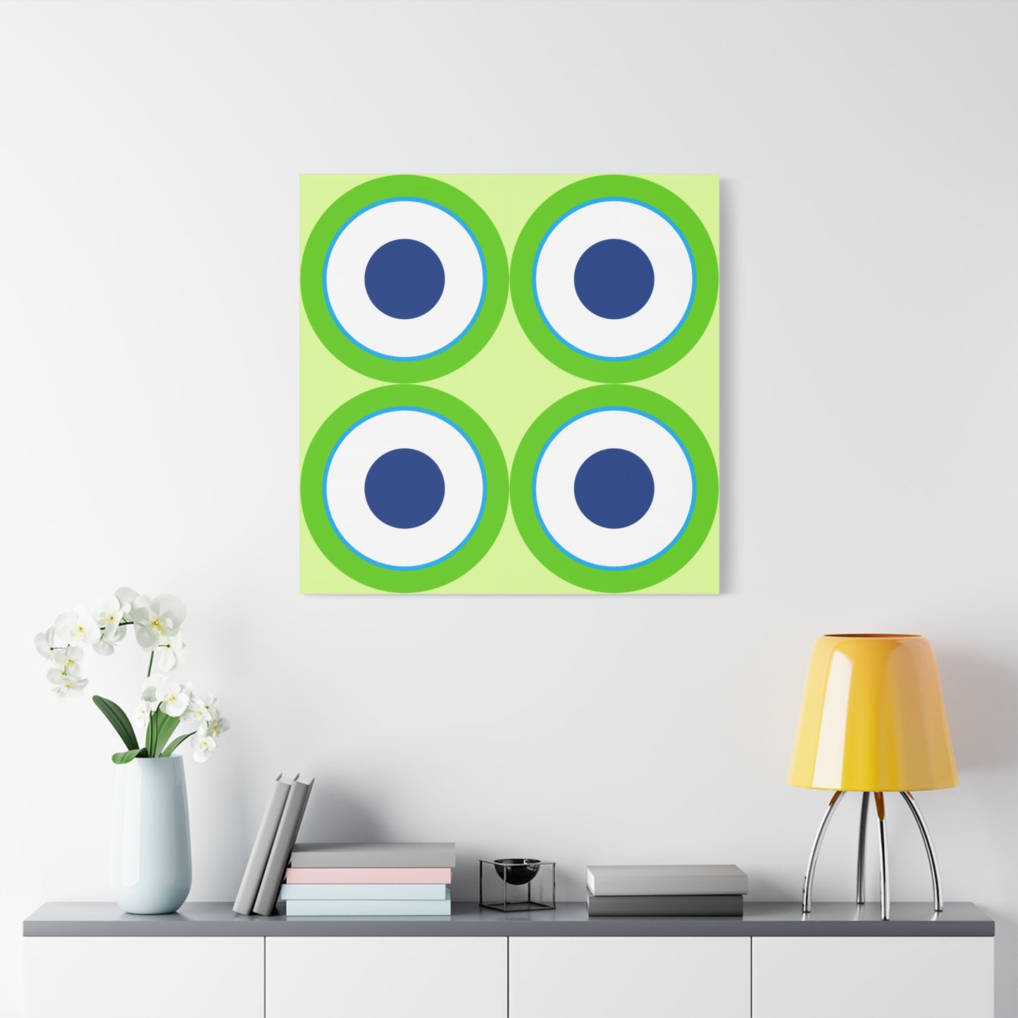 Modern Geometric Canvas Art | Bold Colors, Clean Lines, Creative Energy