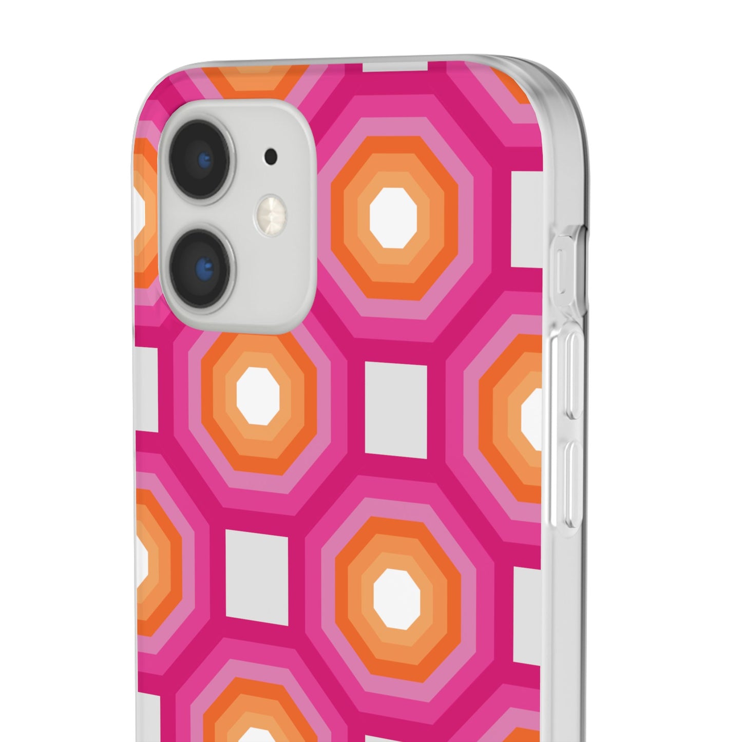 Stylish Geometric Phone Case, Flexible Phone Cover, Unique Modern Design, Perfect Gift, Trendy Accessory, Eco-Friendly Case