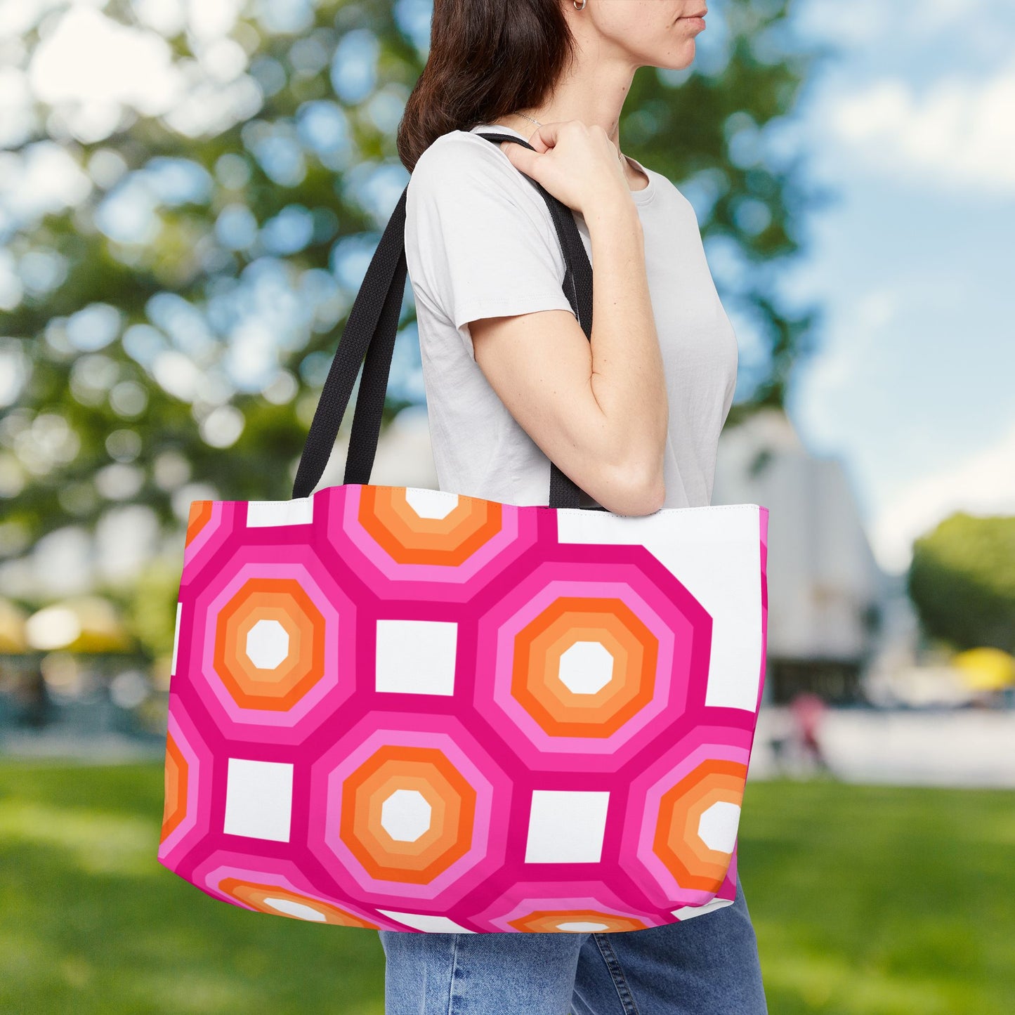 Geometric Art — XL Tote Bag | Carry-All