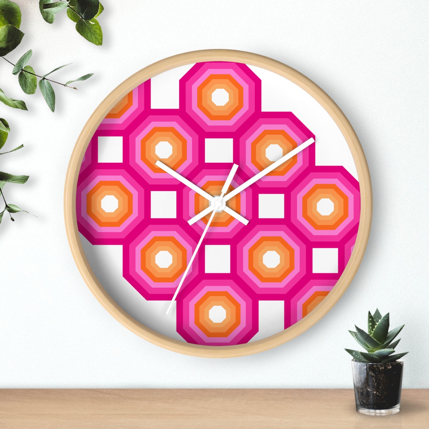 Geometric Art Wall Clock | Bold, Modern, and Right on Time