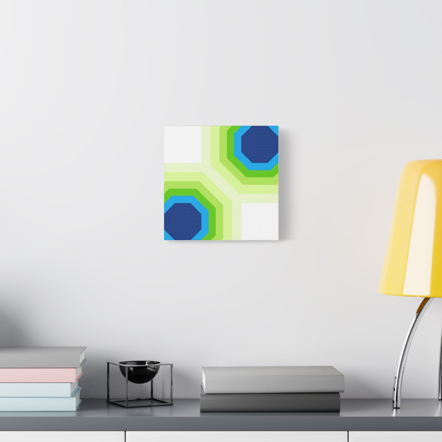 Modern Geometric Canvas Art | Bold Colors, Clean Lines, Creative Energy