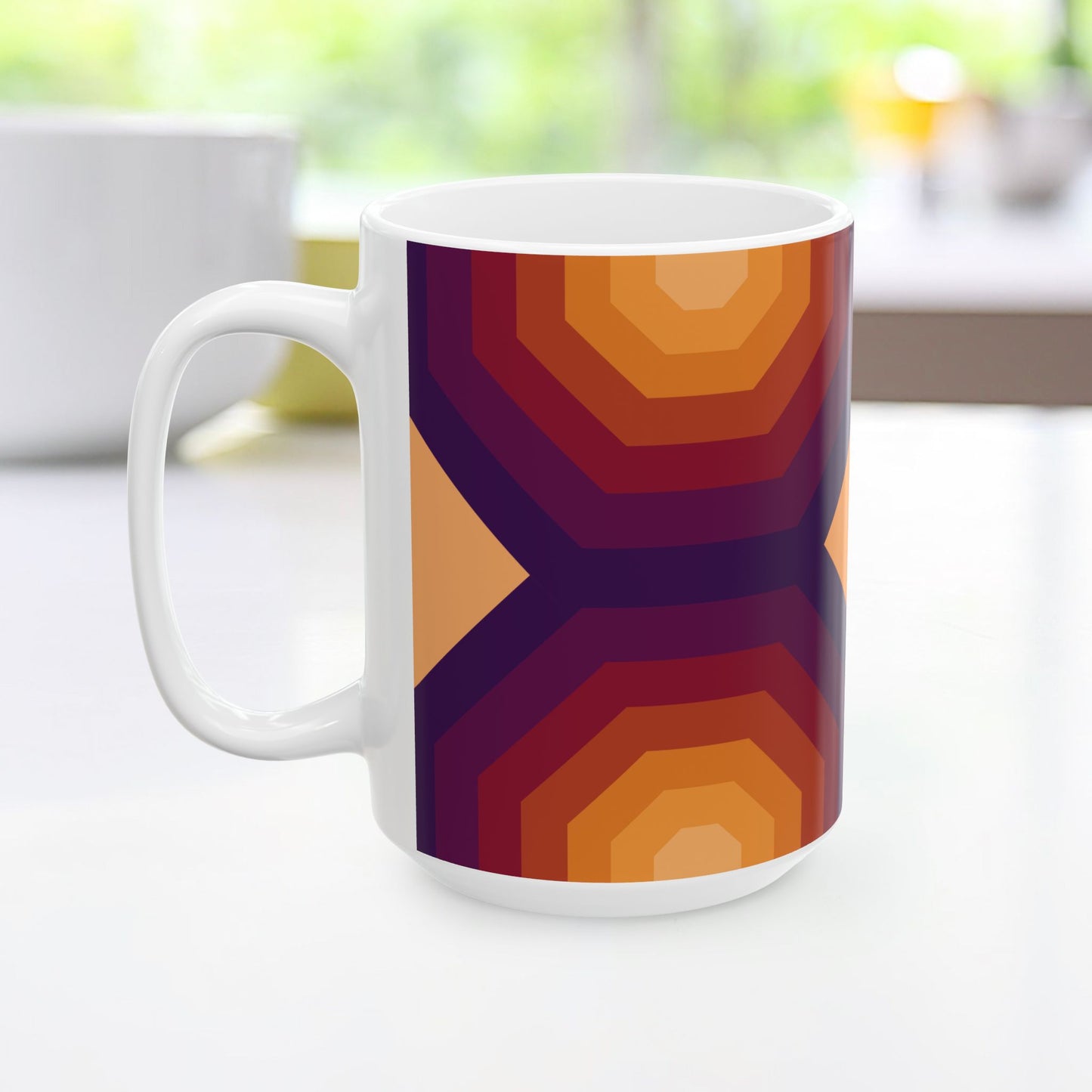 Geo Art Mug – Bold Color, Daily Joy