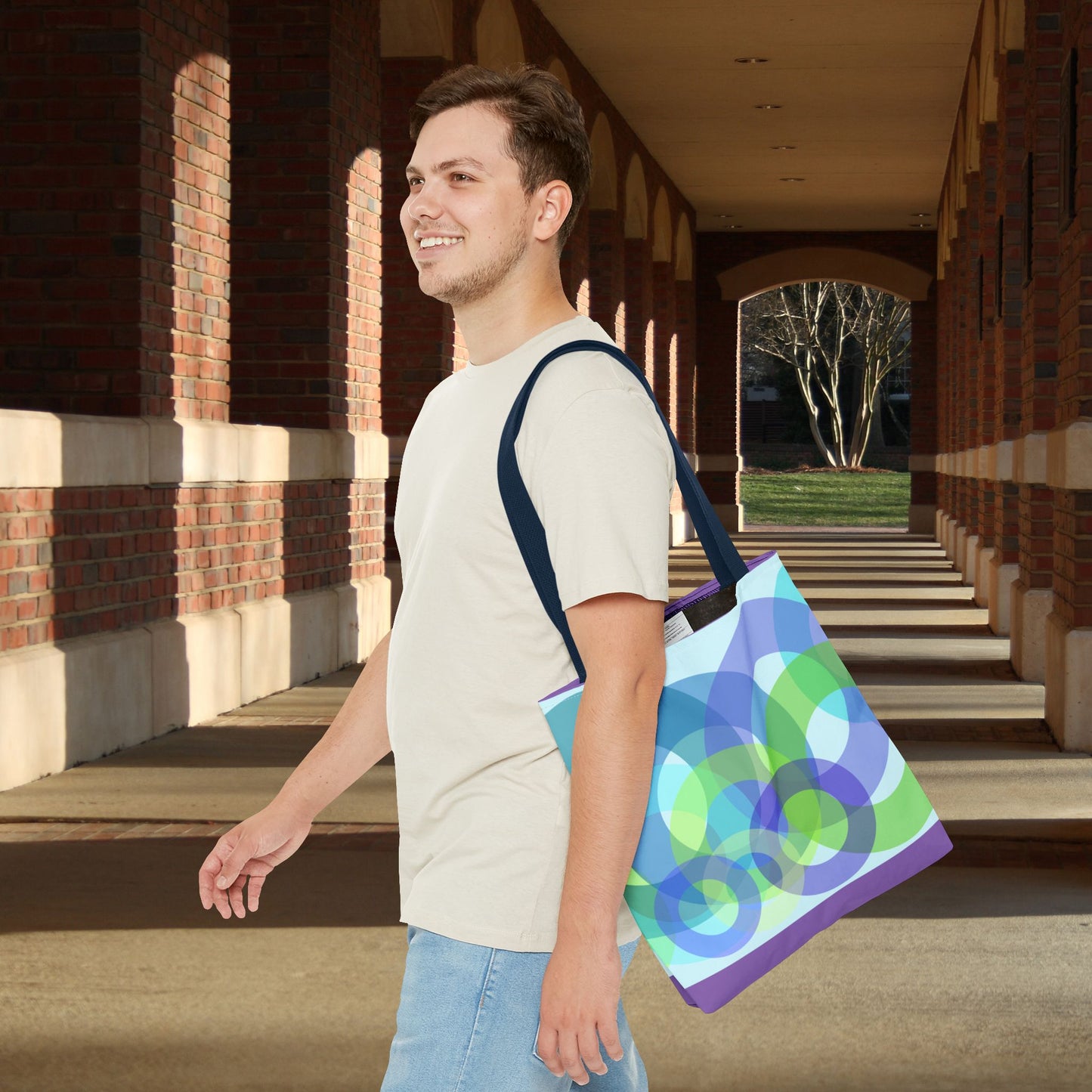 Geo Bubbles Tote Bag – 3 sizes | Playful. Modern. Lightweight.