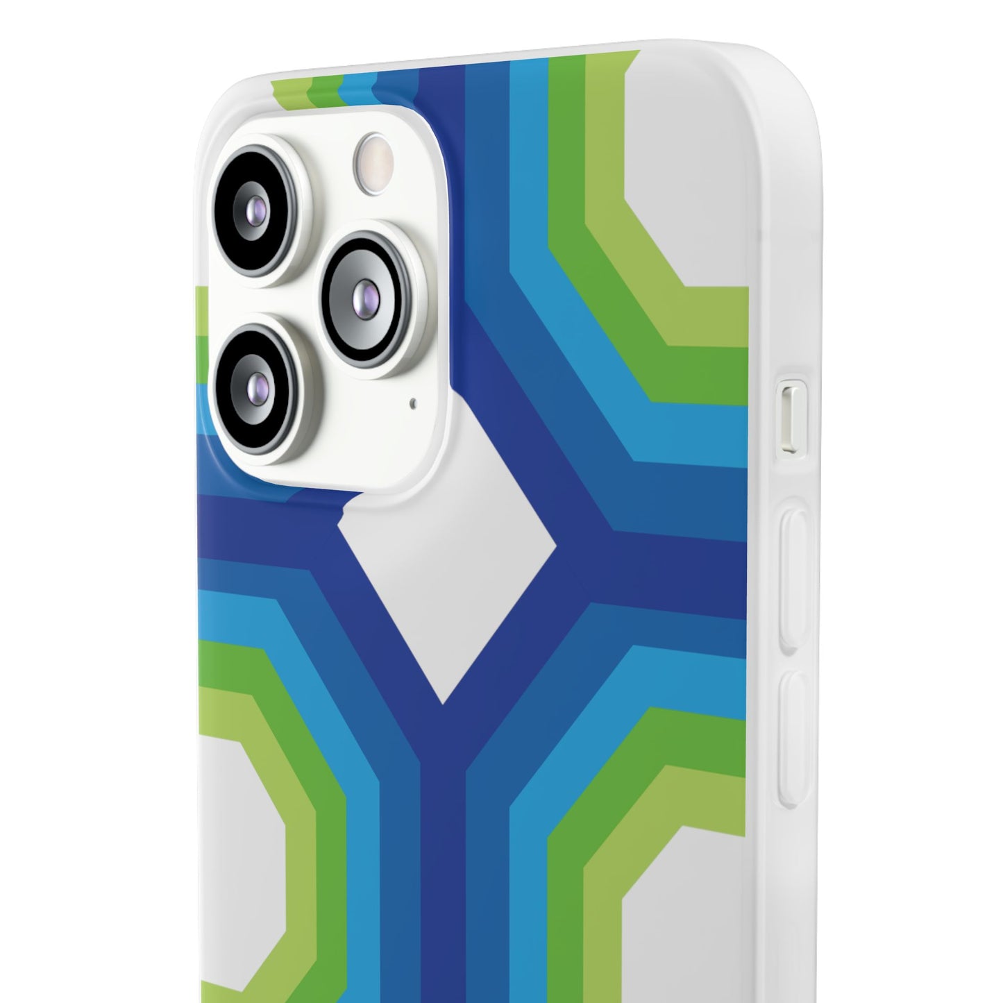 Stylish Geometric Phone Case, Flexible Phone Cover, Unique Modern Design, Perfect Gift, Trendy Accessory, Eco-Friendly Case