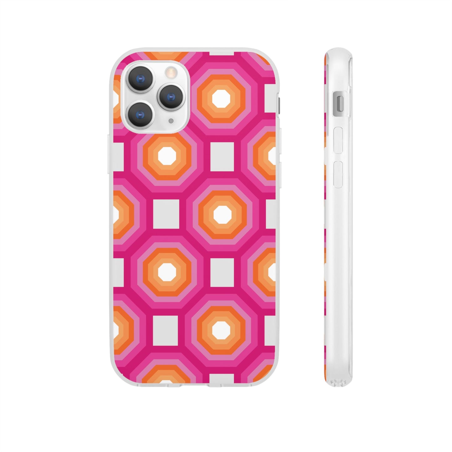 Stylish Geometric Phone Case, Flexible Phone Cover, Unique Modern Design, Perfect Gift, Trendy Accessory, Eco-Friendly Case