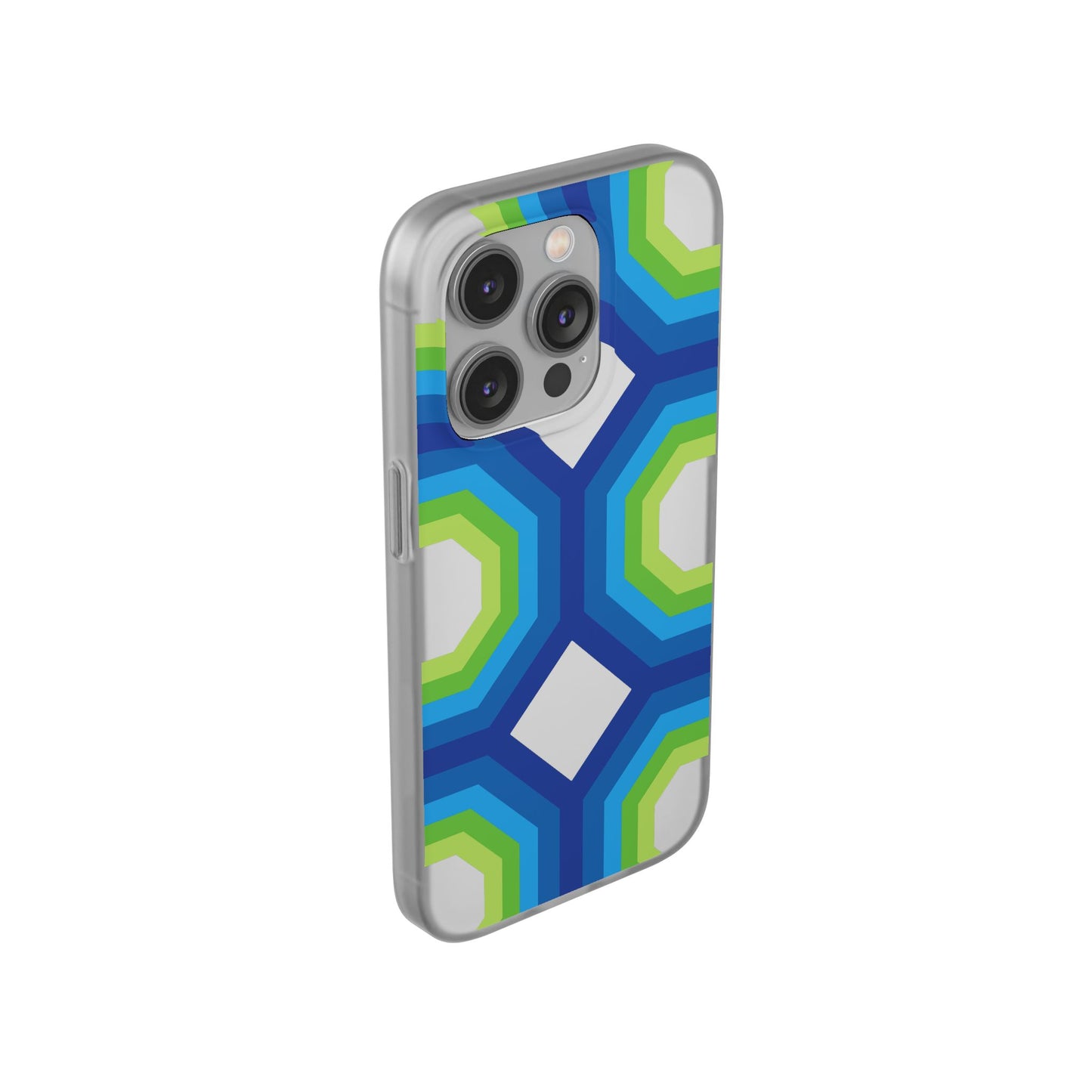 Stylish Geometric Phone Case, Flexible Phone Cover, Unique Modern Design, Perfect Gift, Trendy Accessory, Eco-Friendly Case