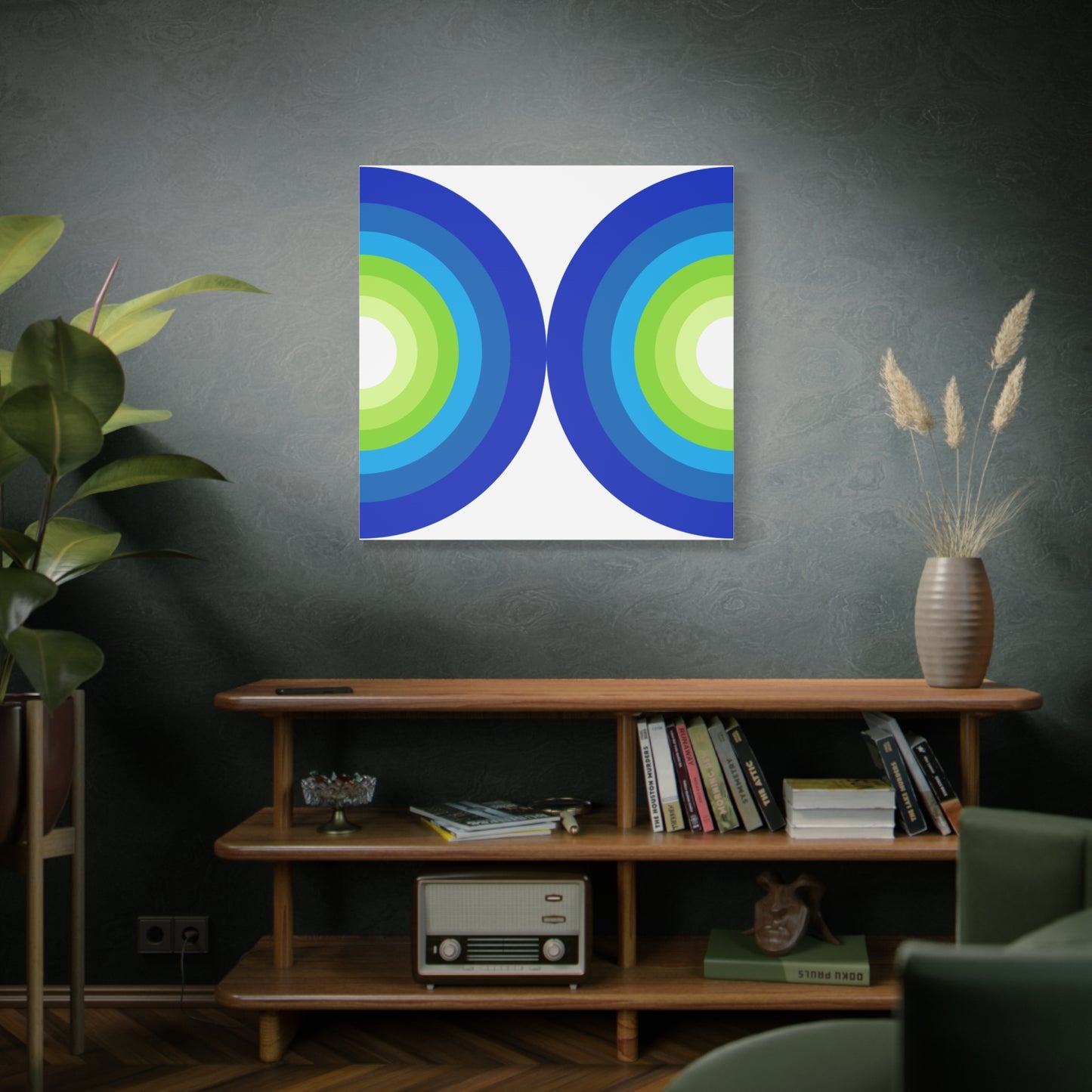 Modern Geometric Canvas Art | Bold Colors, Clean Lines, Creative Energy