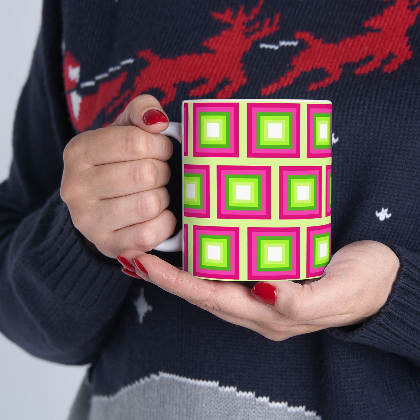 Geo Art Mug – Bold Color, Daily Joy