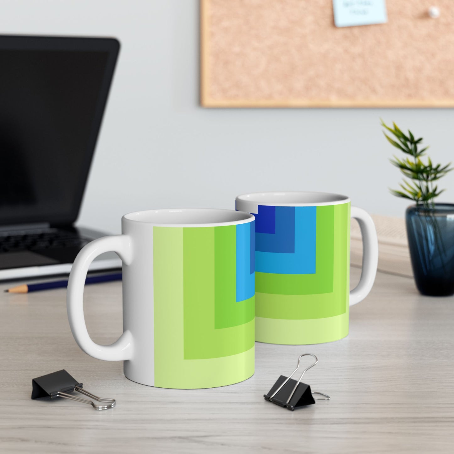Geo Art Mug – Bold Color, Daily Joy
