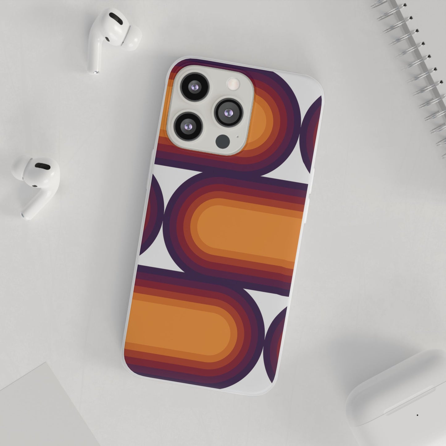 Stylish Geometric Phone Case, Flexible Phone Cover, Unique Modern Design, Perfect Gift, Trendy Accessory, Eco-Friendly Case
