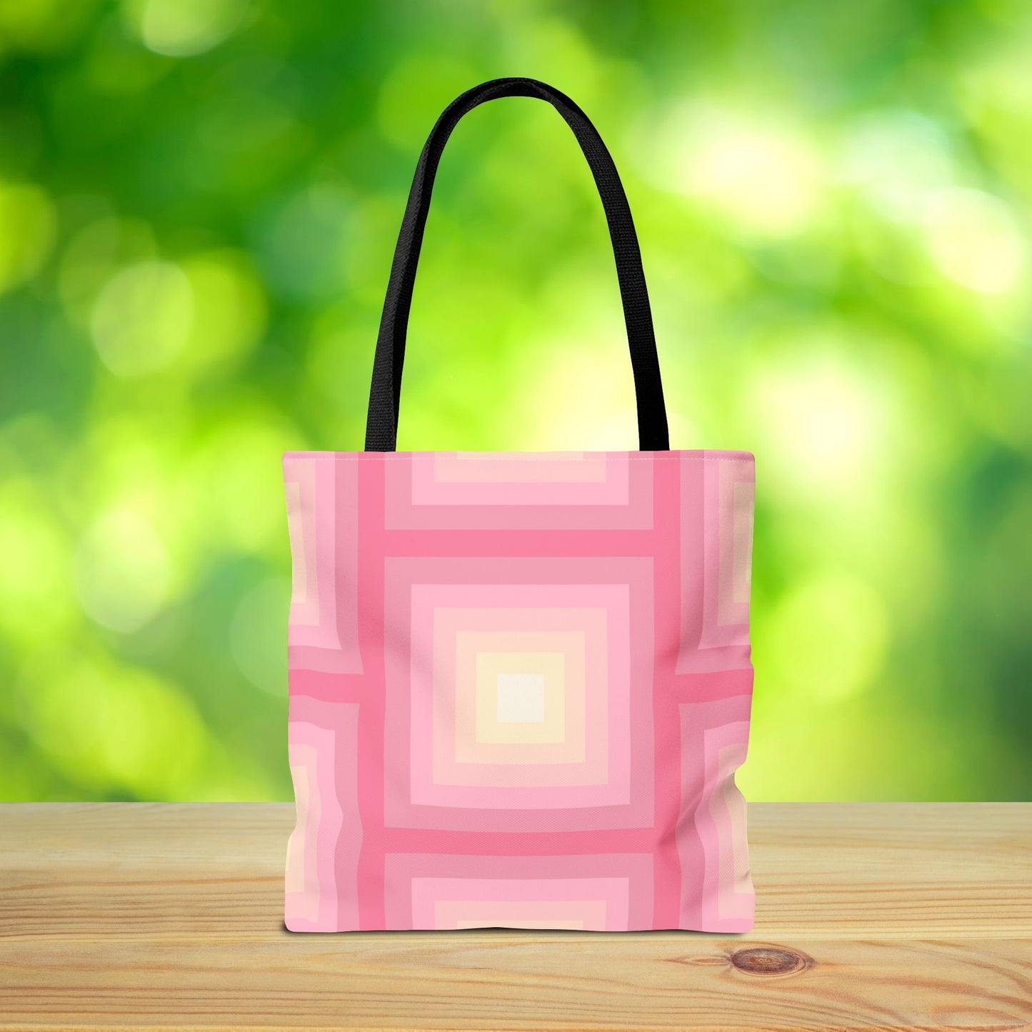 Geo Art Tote Bag – 3 sizes | Bold lines. Vivid color. Retro with a modern twist.