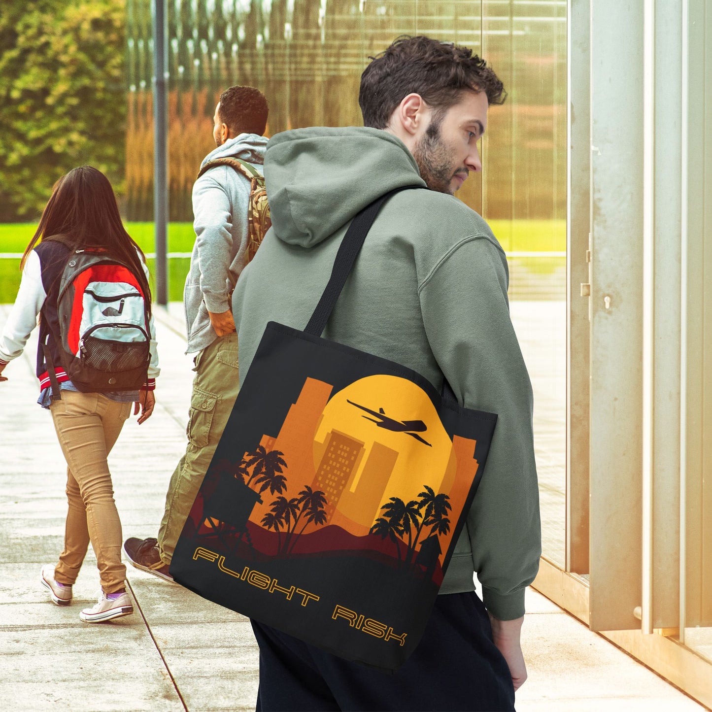 Flight Risk Tote Bag – 3 sizes | A little mysterious & Wanderlust-fueled