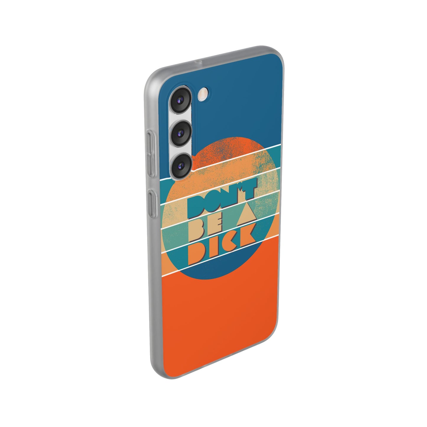 Phone Case - 'Don't Be a Dick' Retro 70s style