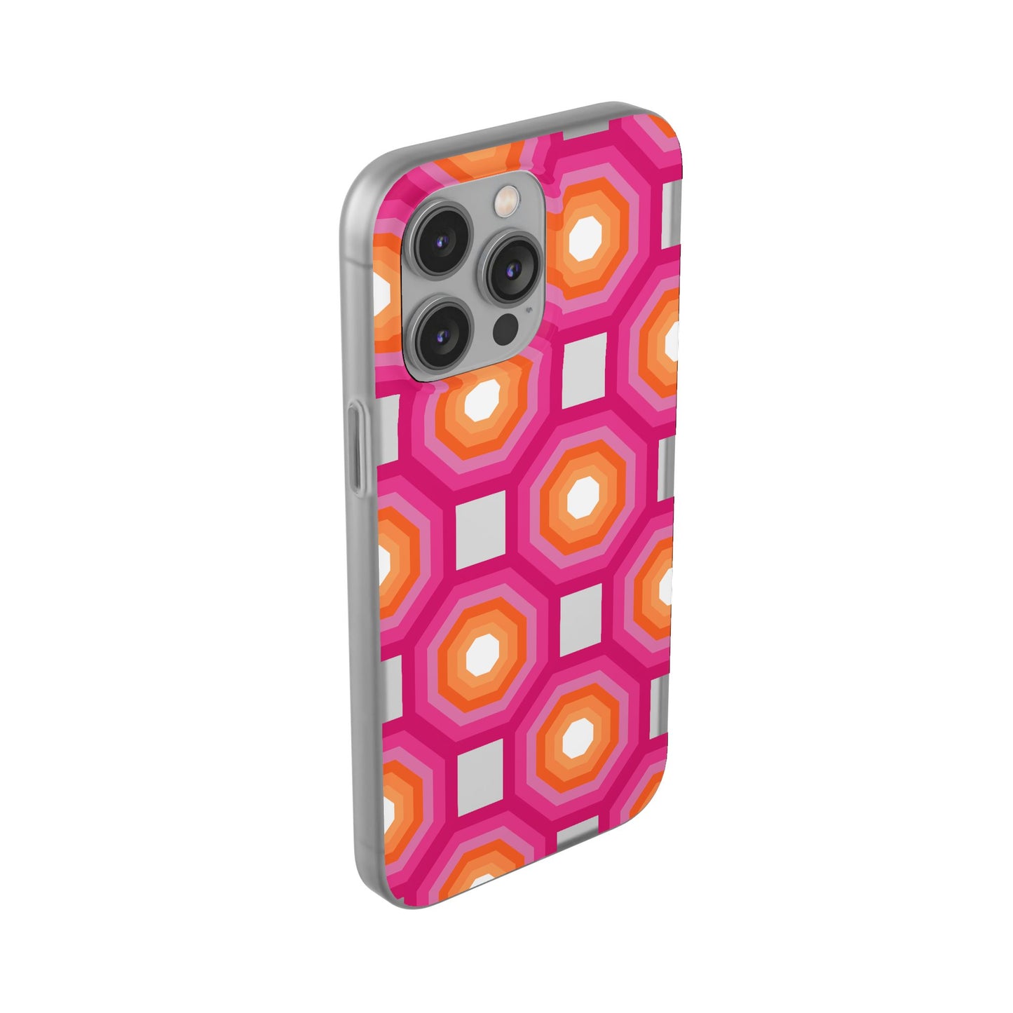 Stylish Geometric Phone Case, Flexible Phone Cover, Unique Modern Design, Perfect Gift, Trendy Accessory, Eco-Friendly Case