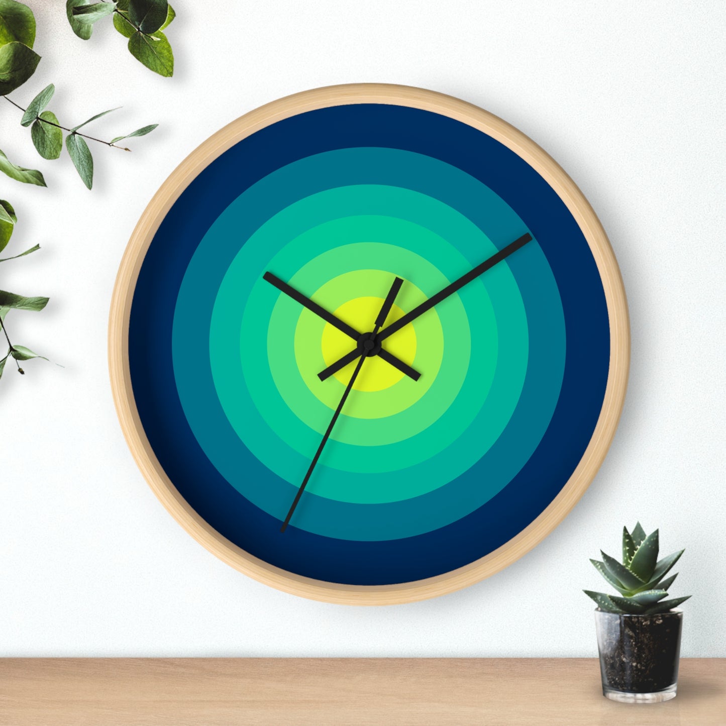 Geometric Art Wall Clock | Bold, Modern, and Right on Time