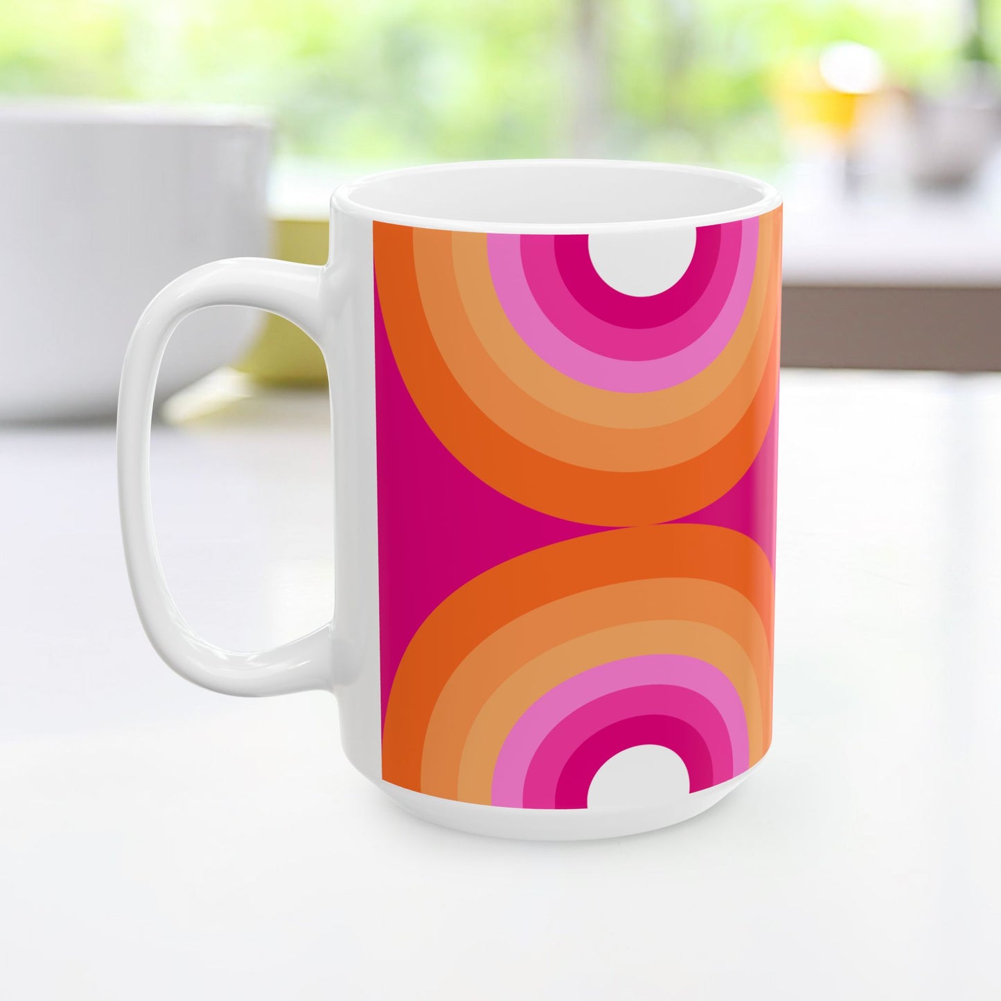 Geo Art Mug – Bold Color, Daily Joy