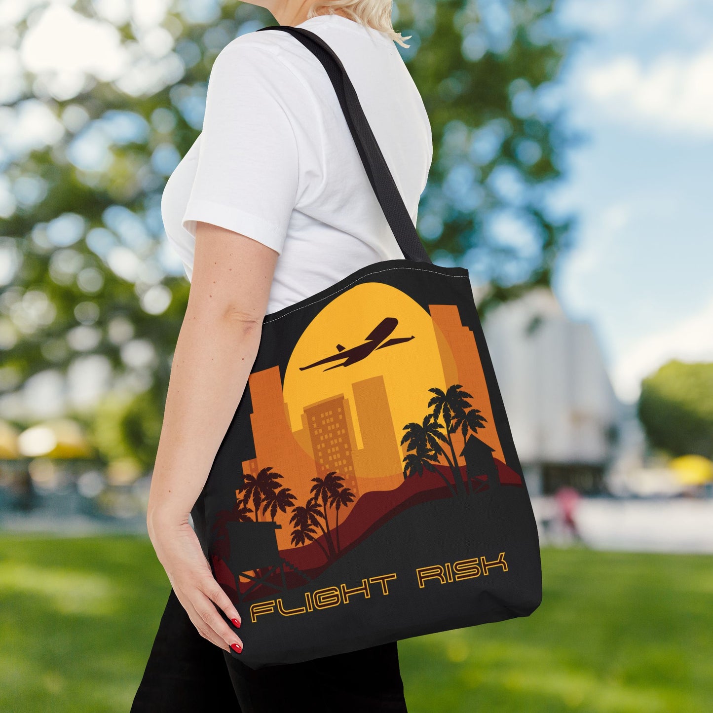 Flight Risk Tote Bag – 3 sizes | A little mysterious & Wanderlust-fueled