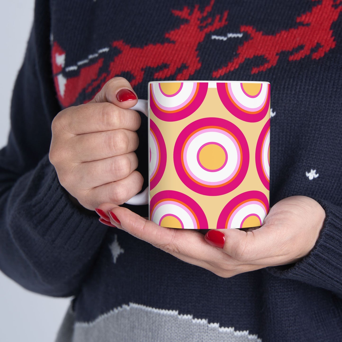 Geo Art Mug – Bold Color, Daily Joy