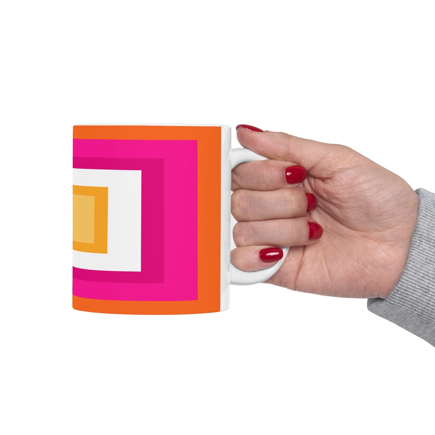 Geo Art Mug – Bold Color, Daily Joy