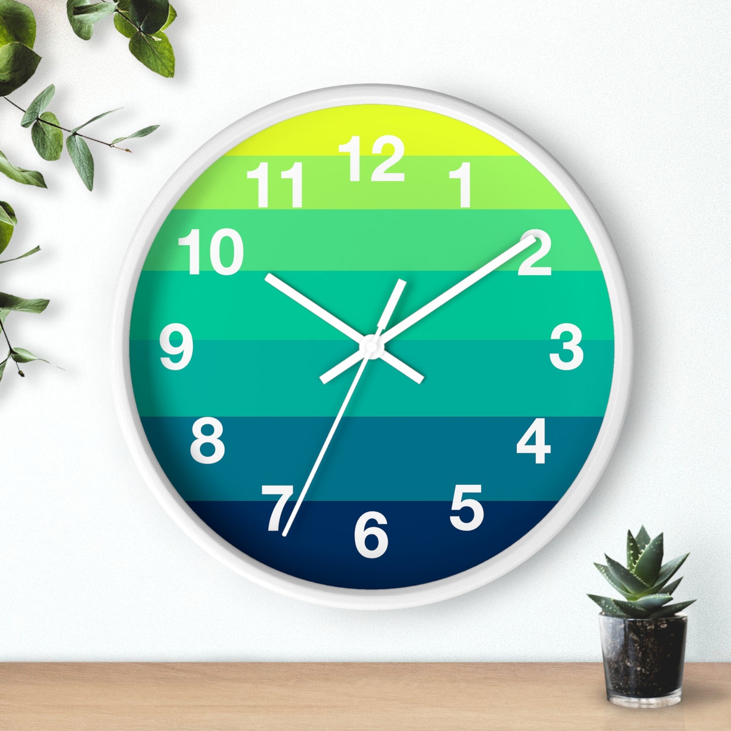 Geometric Art Wall Clock | Bold, Modern, and Right on Time