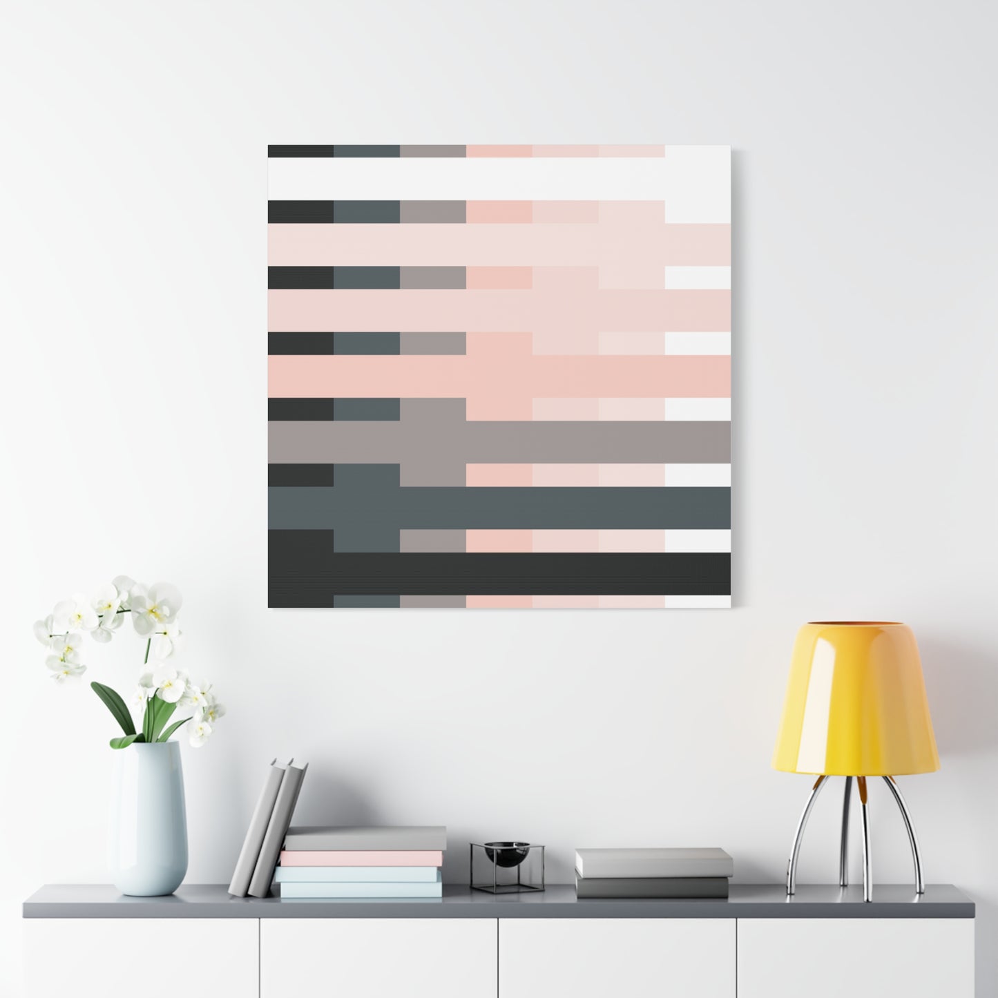 Modern Geometric Canvas Art | Bold Colors, Clean Lines, Creative Energy