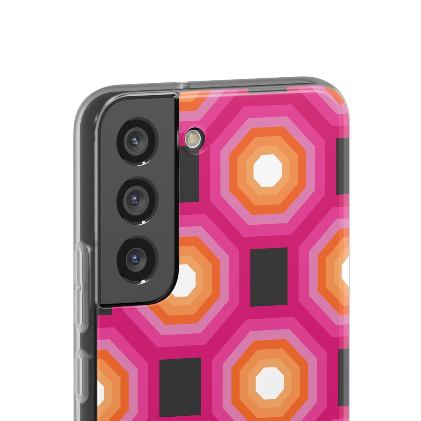 Stylish Geometric Phone Case, Flexible Phone Cover, Unique Modern Design, Perfect Gift, Trendy Accessory, Eco-Friendly Case