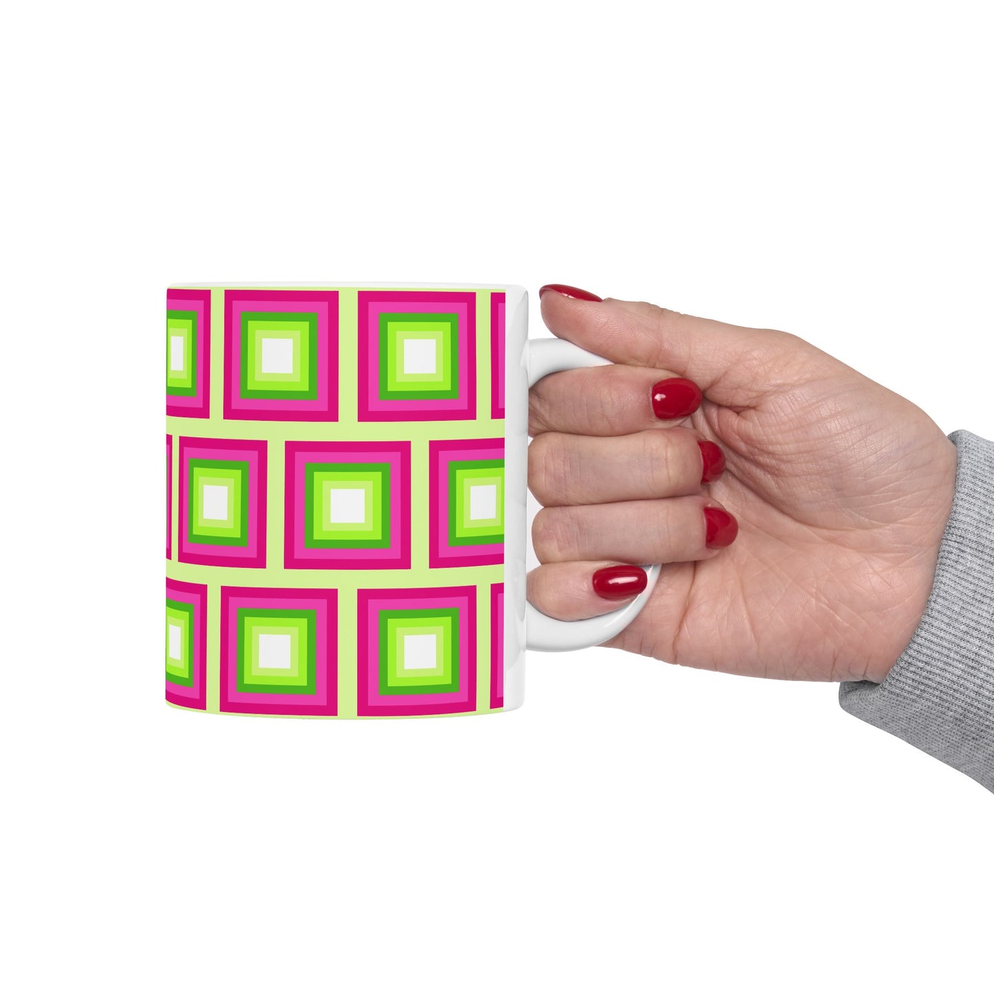 Geo Art Mug – Bold Color, Daily Joy