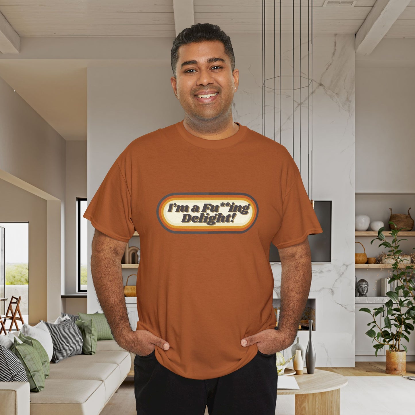 I’m a Fu**ing Delight – Retro Unisex T-Shirt