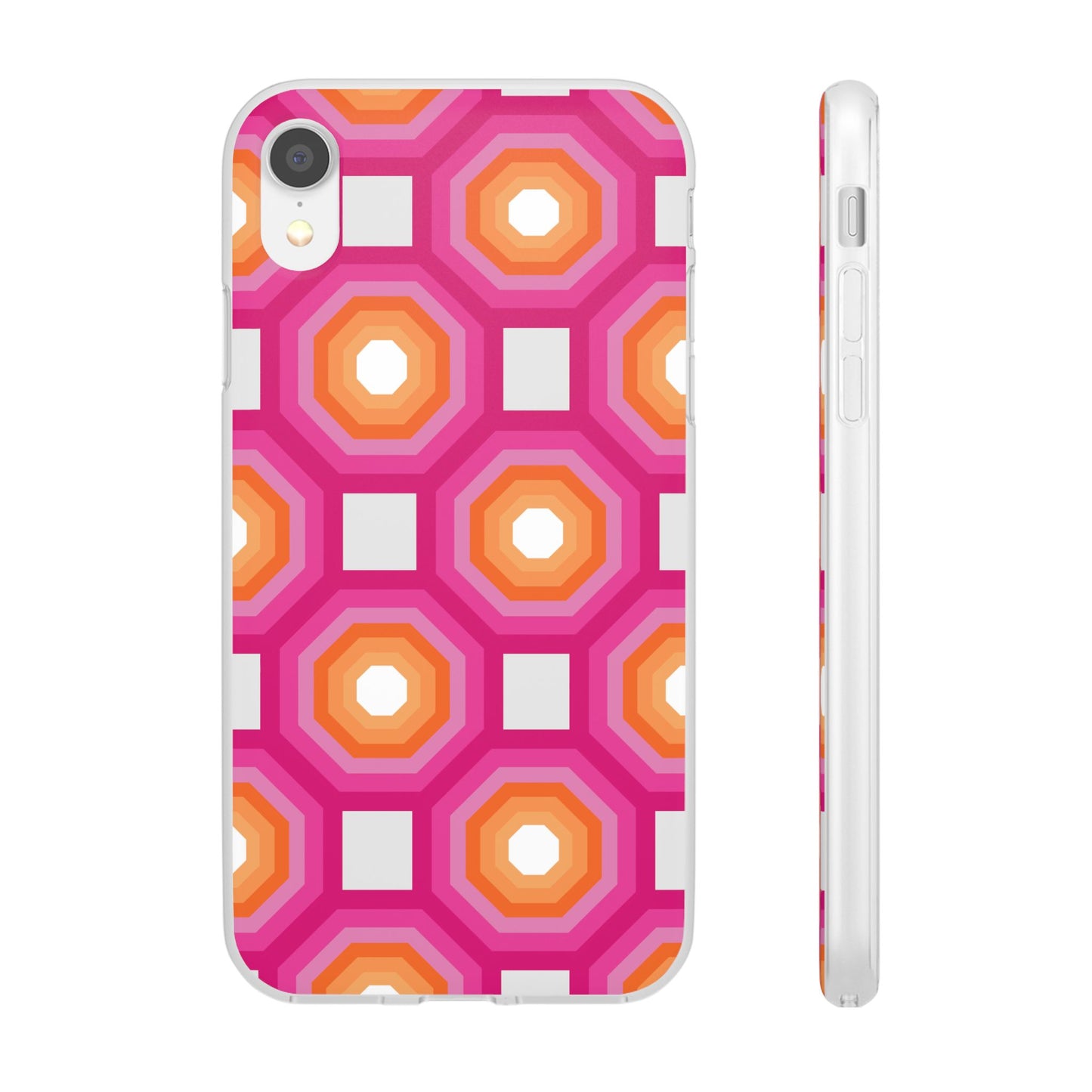 Stylish Geometric Phone Case, Flexible Phone Cover, Unique Modern Design, Perfect Gift, Trendy Accessory, Eco-Friendly Case