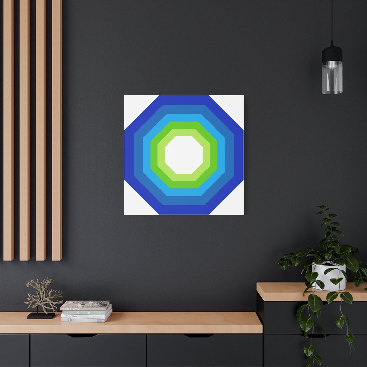 Modern Geometric Canvas Art | Bold Colors, Clean Lines, Creative Energy