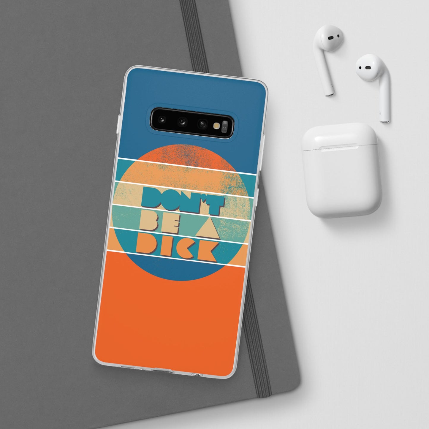 Phone Case - 'Don't Be a Dick' Retro 70s style