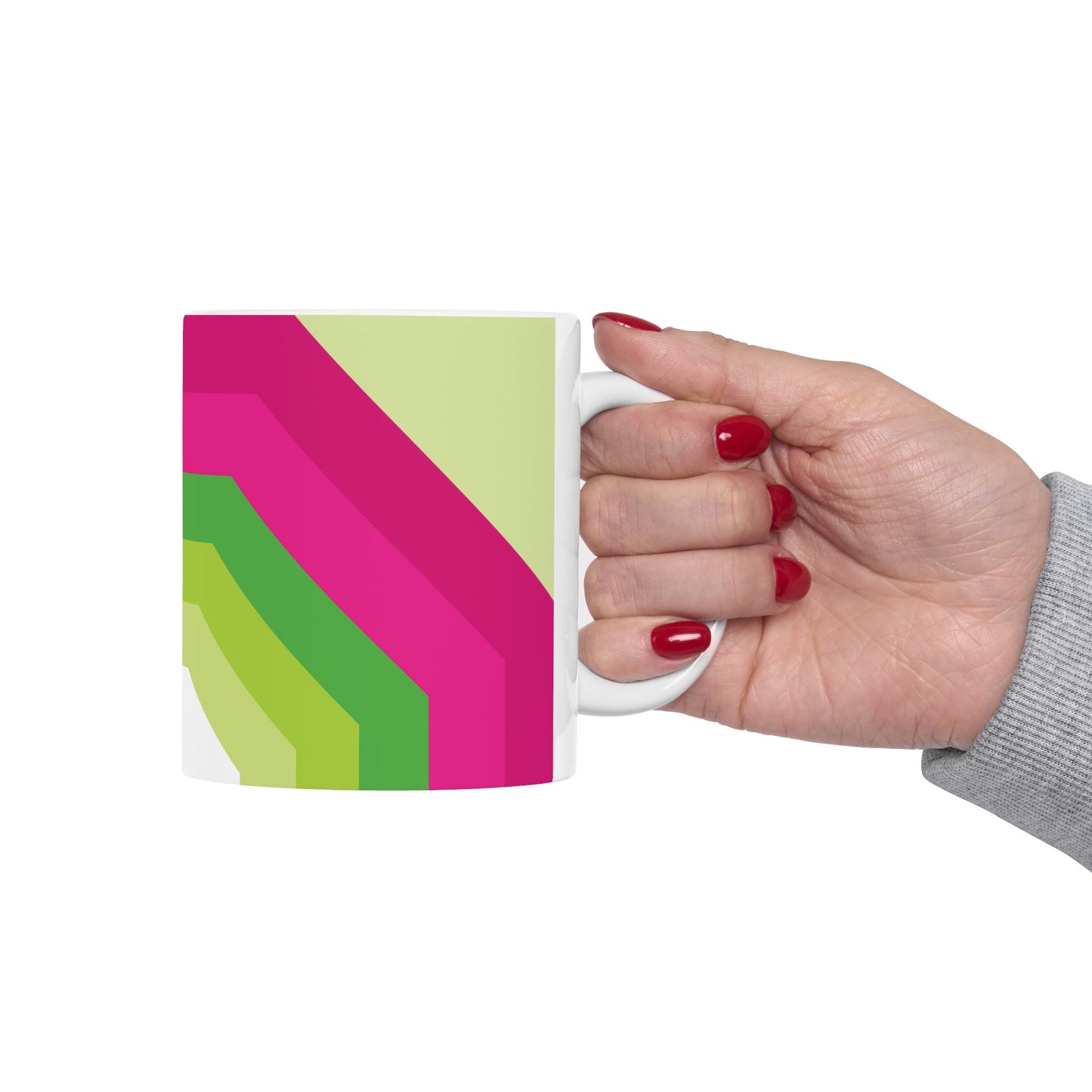 Geo Art Mug – Bold Color, Daily Joy