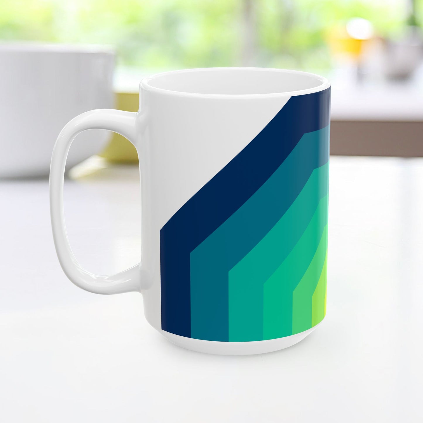 Geo Art Mug – Bold Color, Daily Joy